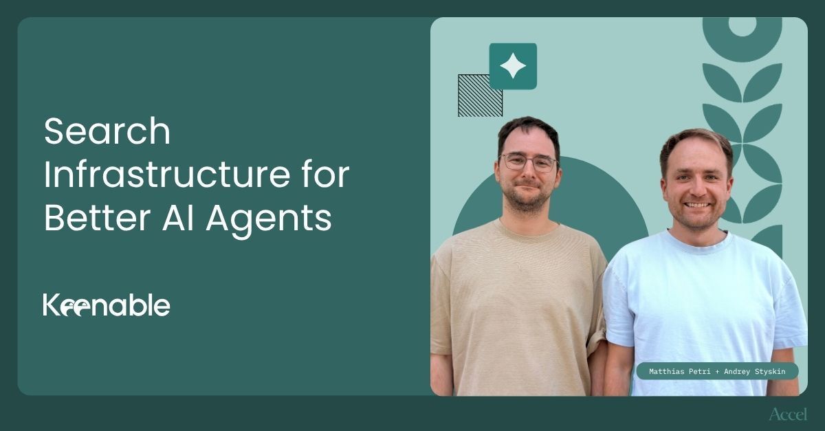 Our Seed Investment in Keenable: Search Infrastructure for better AI Agents